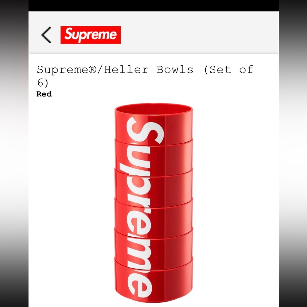 Supreme heller bowls